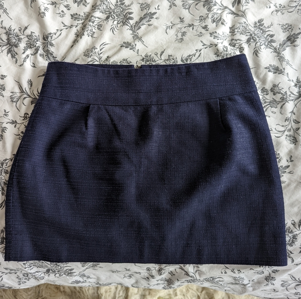 Navy Blue J. Crew Skirt